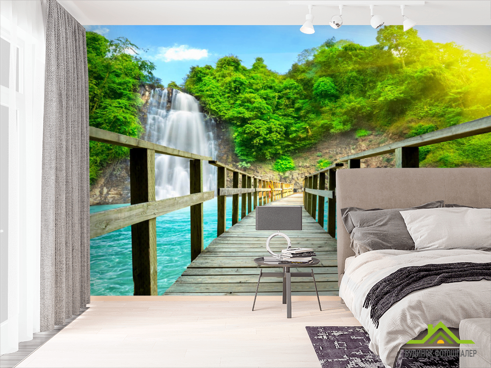Фотообои Дорога к водопаду