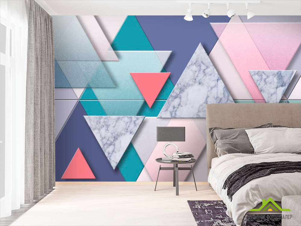 Фотообои Треугольники
