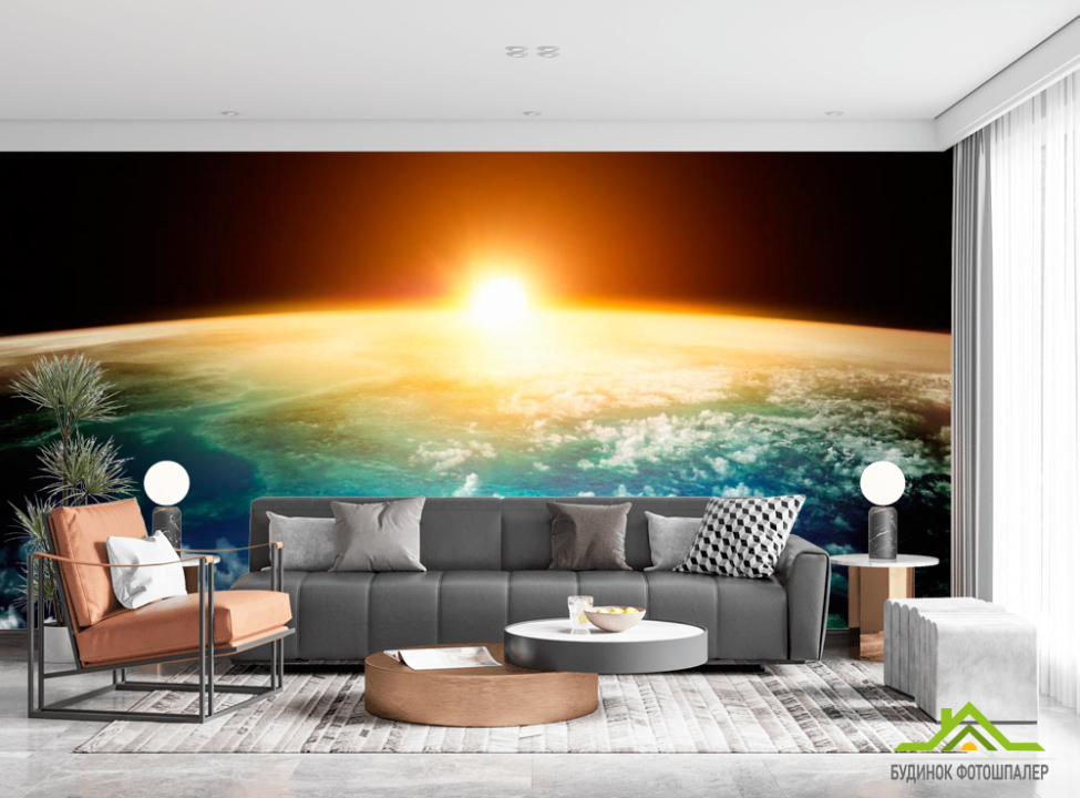 выбрать Фотообои Земля и солнце Фотообои Космос на стену