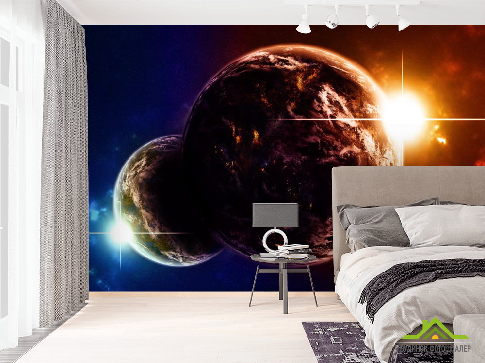 Фотообои Планеты в космосе