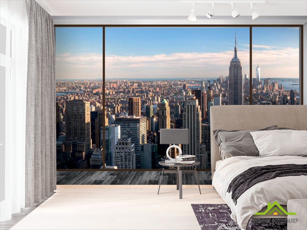 Фотообои Вид из окна, город