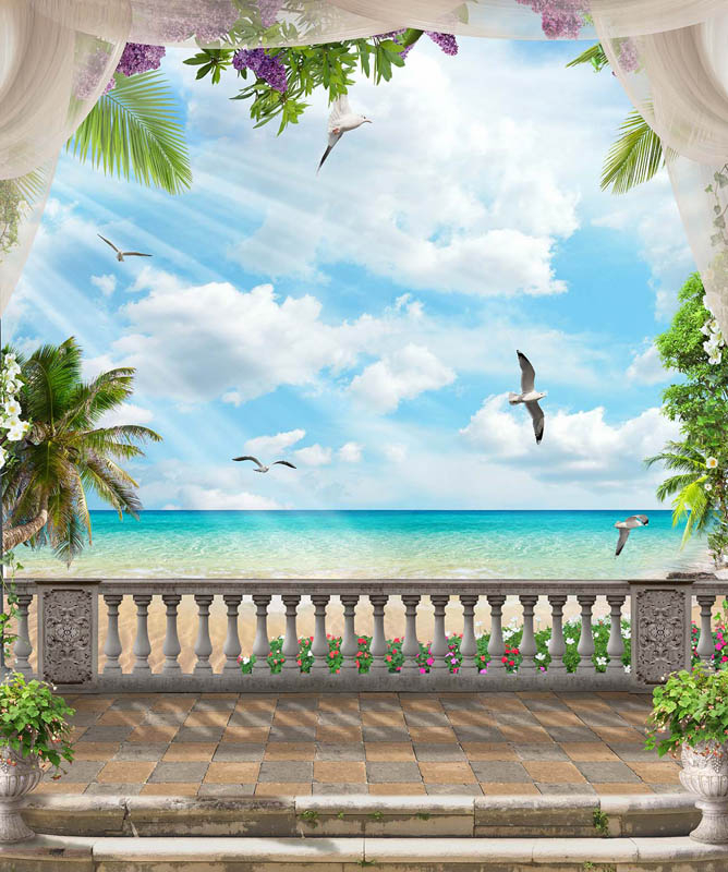 Фотообои Фреска море