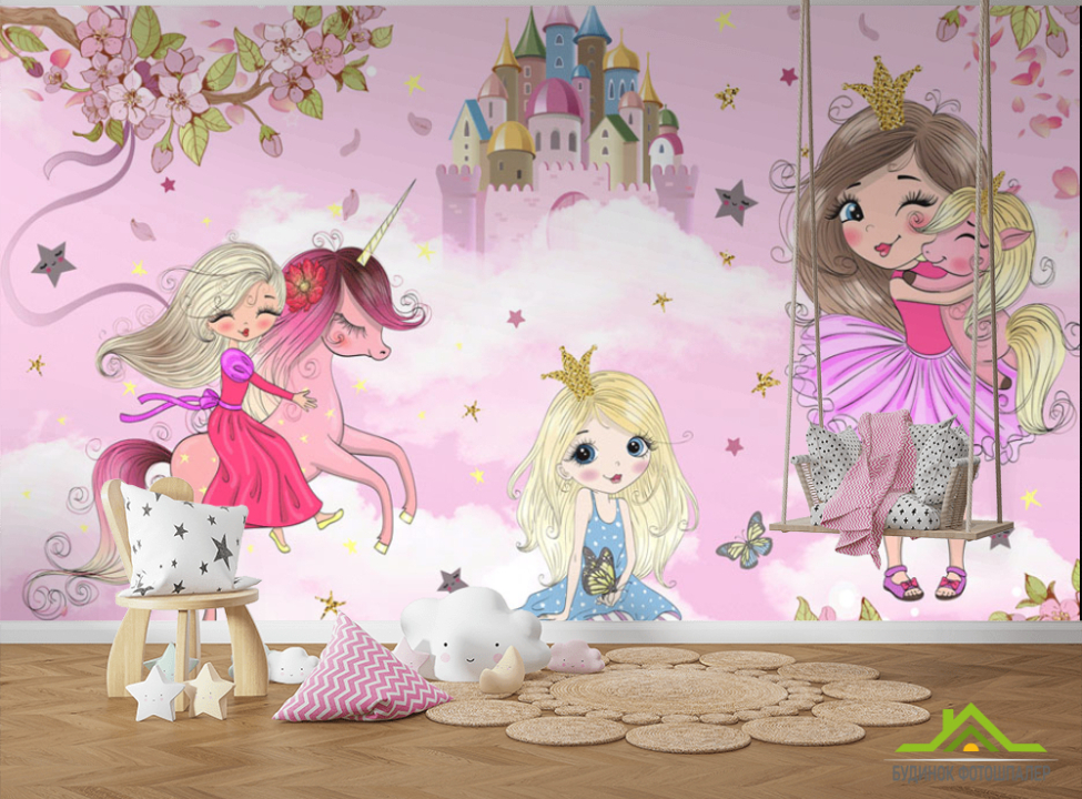 выбрать Фотообои Принцессы для девочки Фотообои в детскую на стену