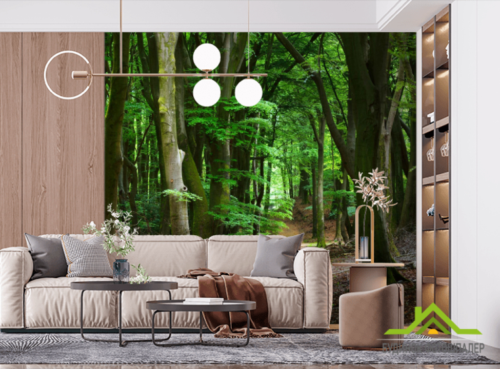 выбрать Фотошпалери дорога в темному лісі  на стіну