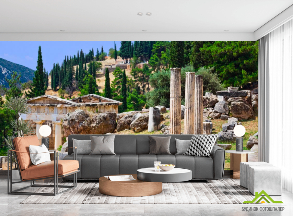 выбрать Фотообои Руины города Дельфы Фотообои Дворцы и соборы на стену