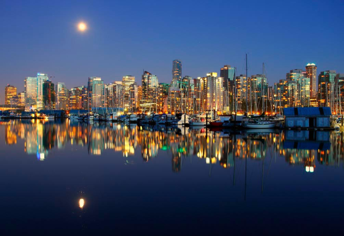 Фотообои Причал, ночь