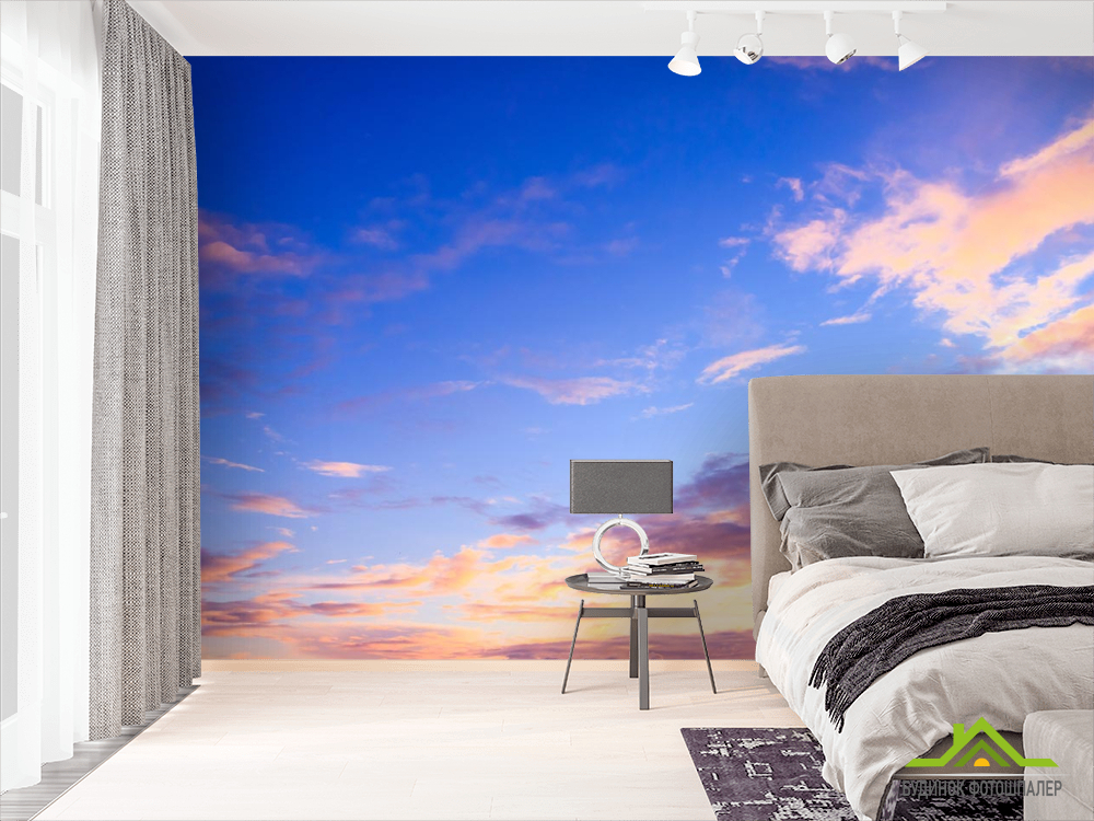 Фотошпалери красиве вечірнє небо