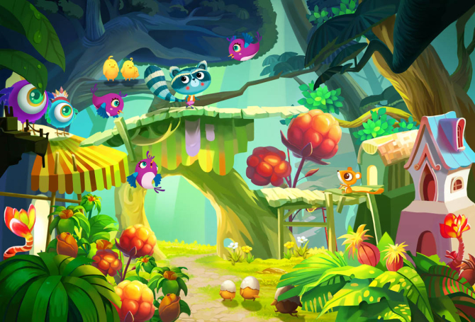 Фотообои Сказочный лес