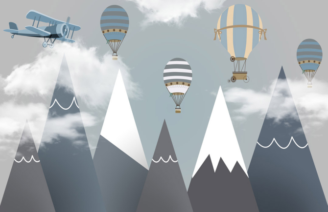 Фотошпалери Сірі гори