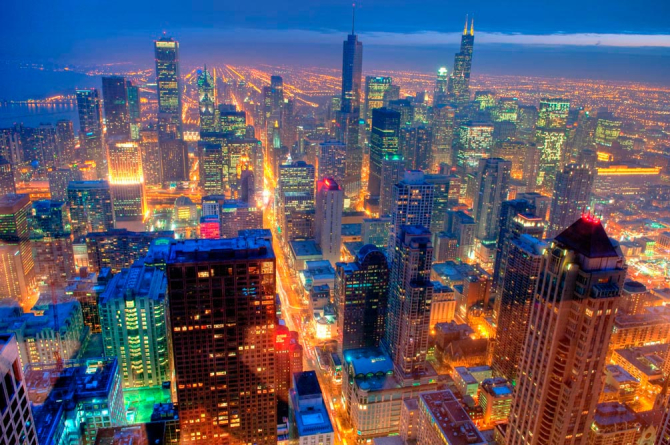 Фотошпалери New York яскравий нічний