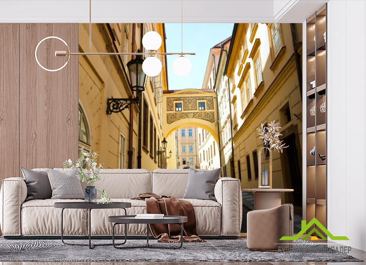 Фотообои Узкая улица старого города