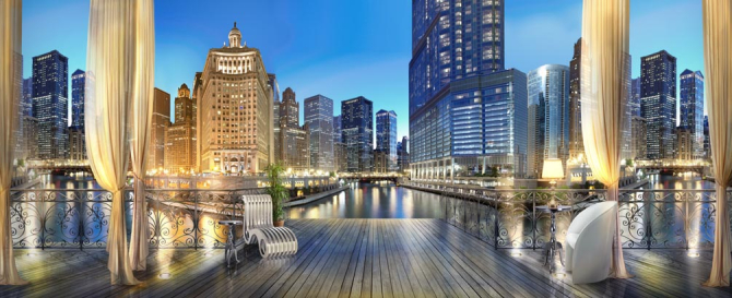 Фотошпалери Вид на нічне місто