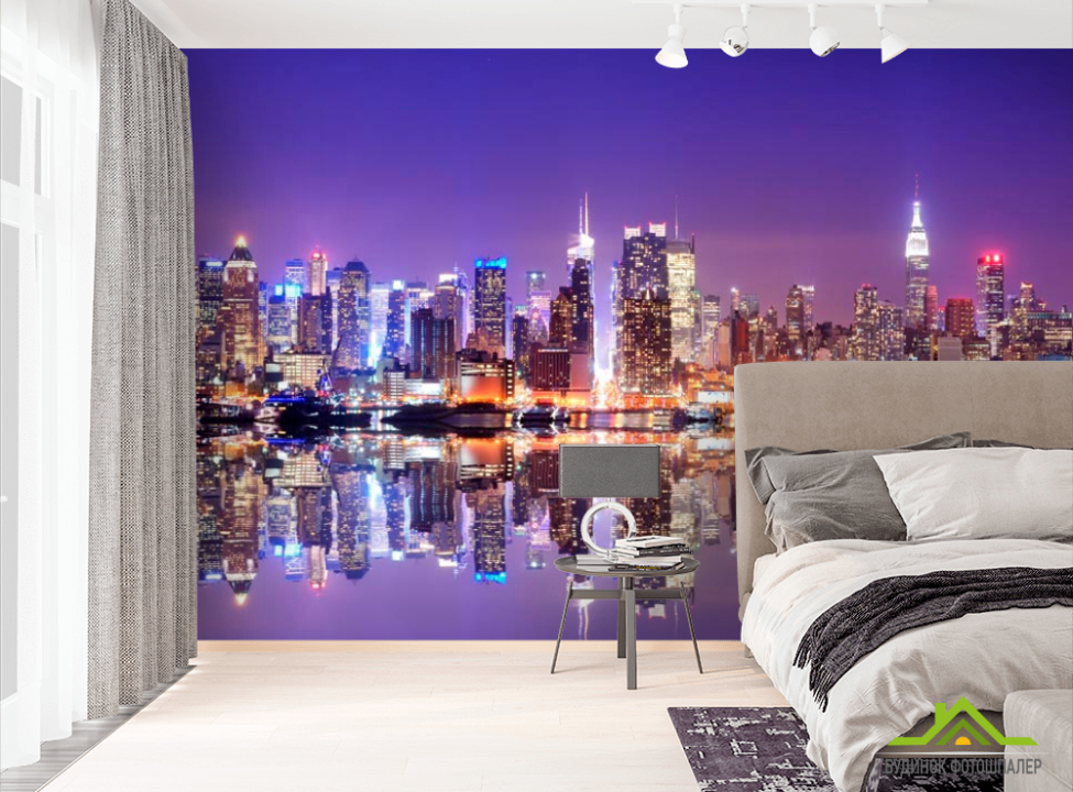выбрать Фотошпалери Яркие краски города New York Фотошпалери Місто на стіну