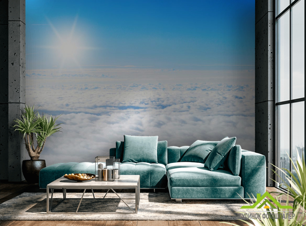 выбрать Фотошпалери сонце над хмарами Фотошпалери Природа на стіну