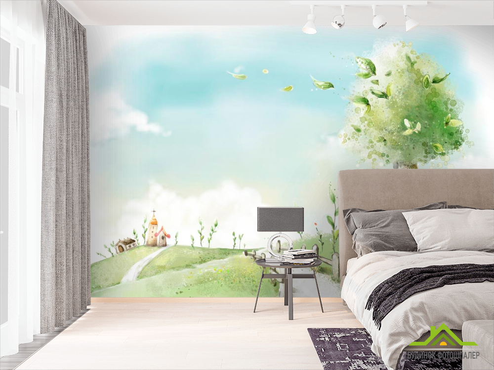 Фотошпалери Вуличка до церкви