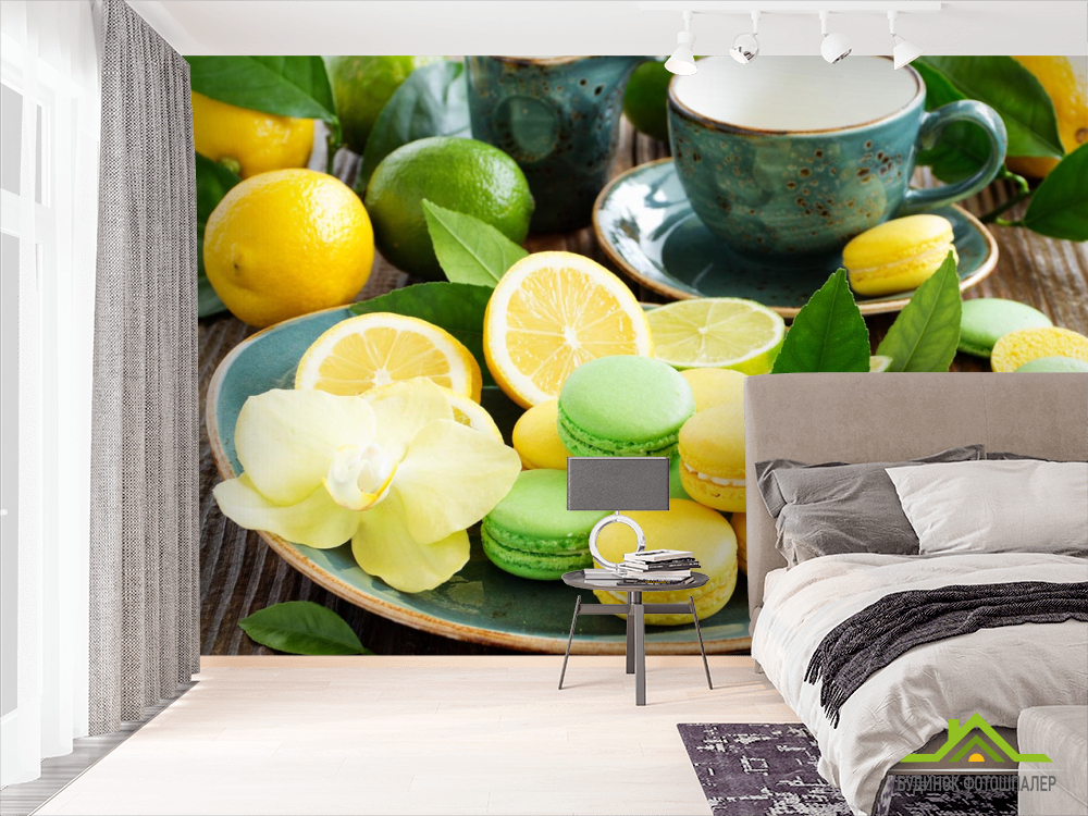 Фотообои цитрус и маракуны