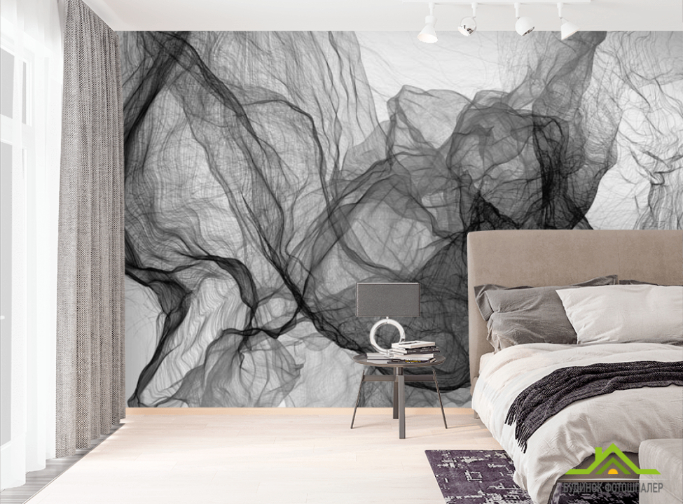 выбрать Фотошпалери дим  на стіну