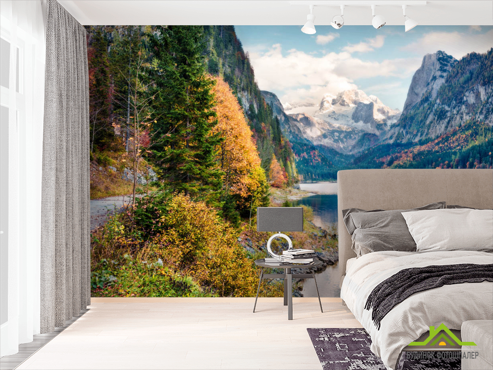 Фотошпалери Озеро в горах