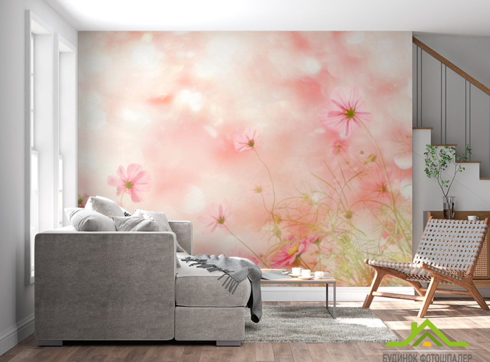 выбрать Фотообои полевые цветочки на солнце Фотообои Цветы на стену