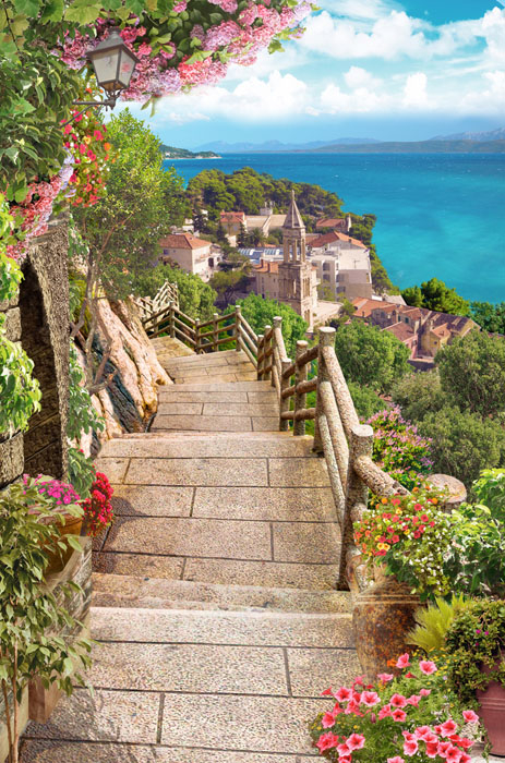 Фотошпалери Фреска сходи до моря