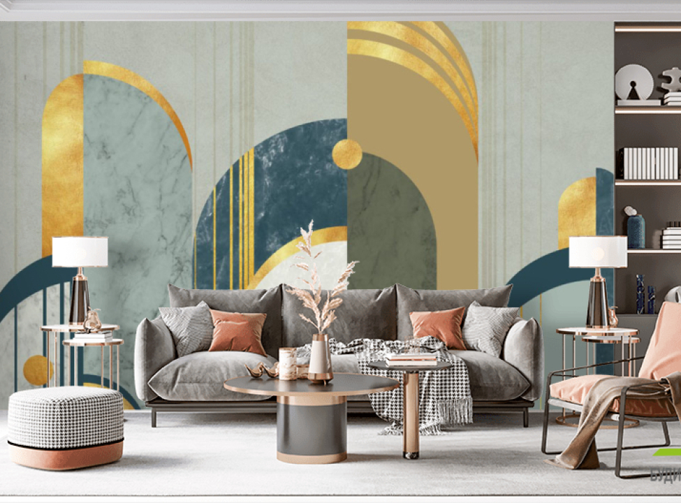 выбрать Фотообои дизайнерские с золотом Фотообои с золочением на стену