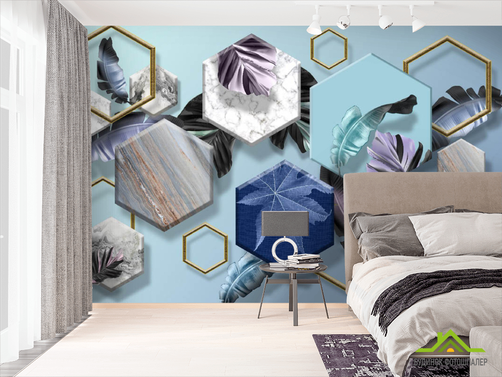 Фотошпалери 3Д, геометрія