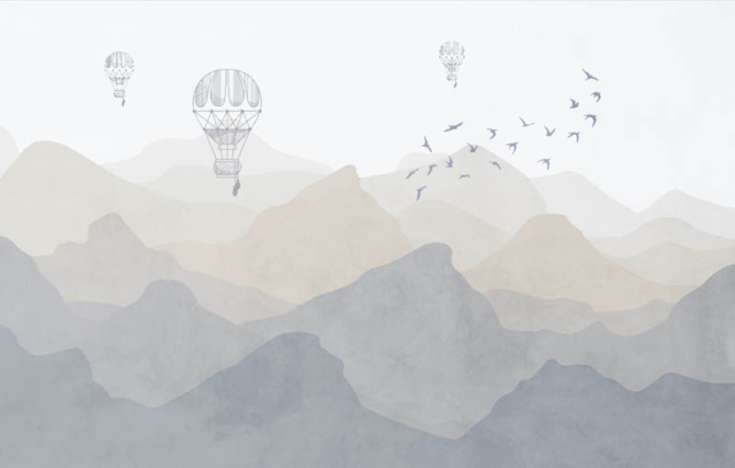 Фотошпалери гори дитячі