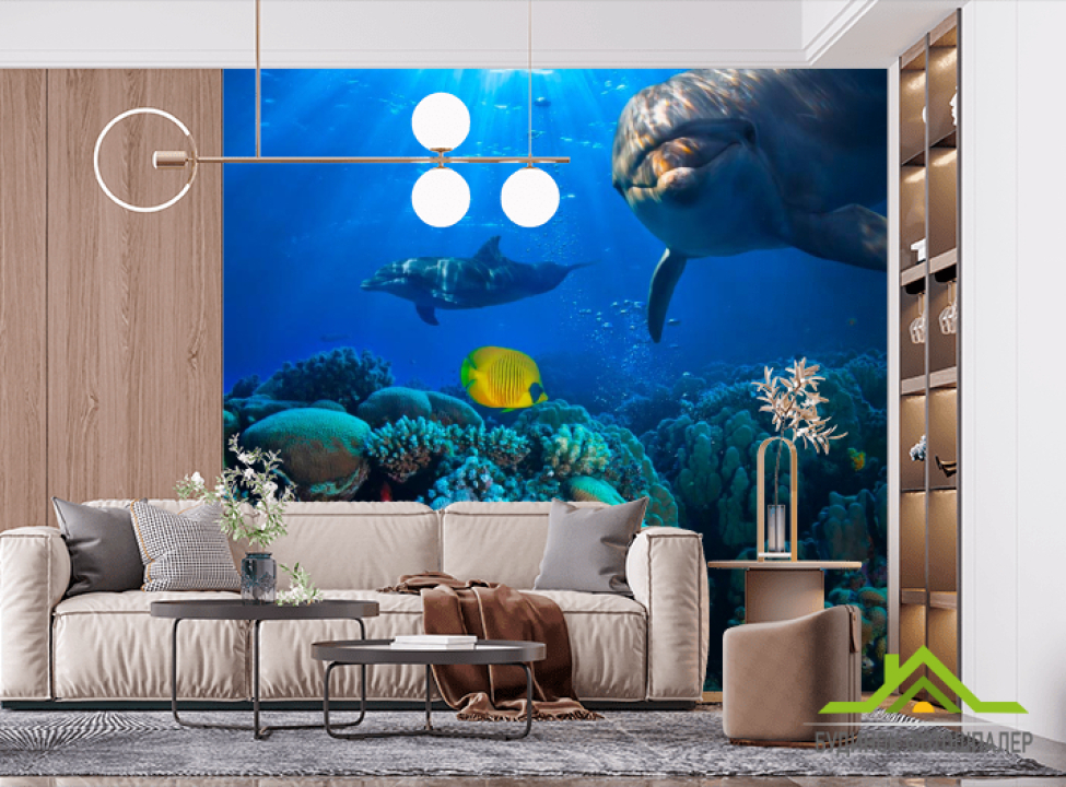 выбрать Фотошпалери Дельфіни і море Фотошпалери Риби і море на стіну