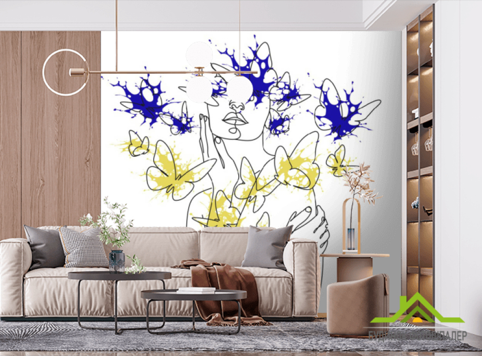 выбрать Фотошпалери Абстракція, дівчина Фотошпалери Абстракція на стіну