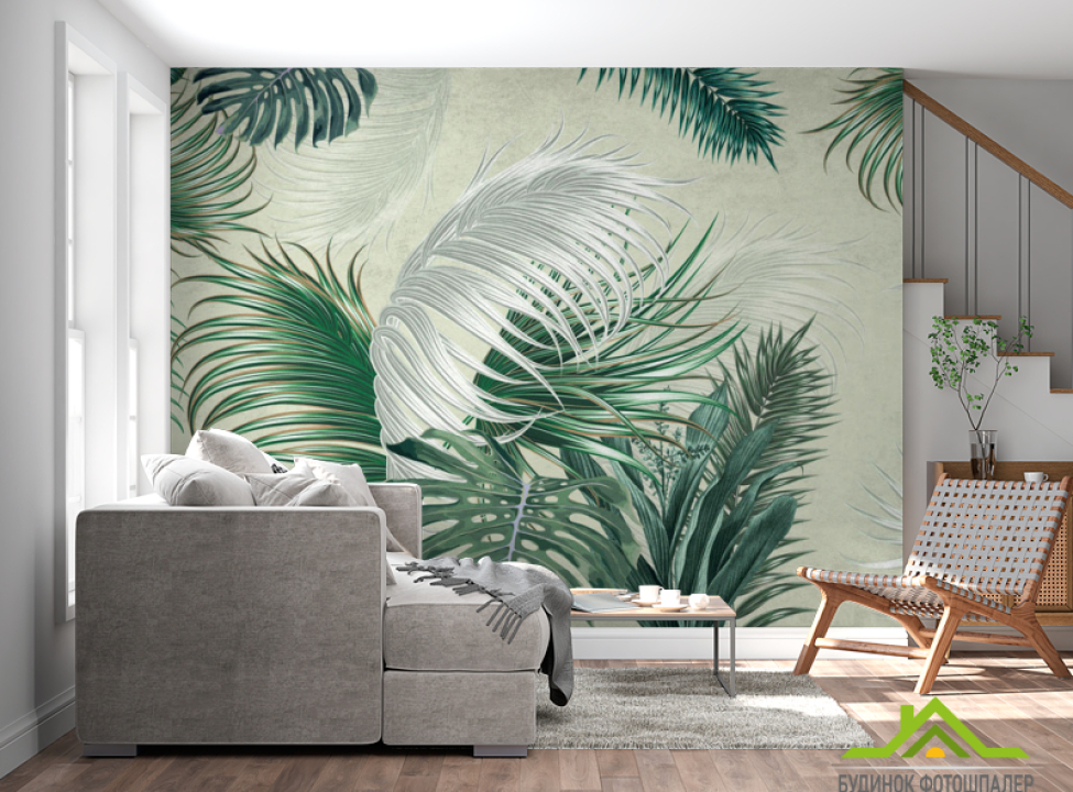 выбрать Фотошпалери Тропічні листя Фотошпалери тропічні листя на стіну