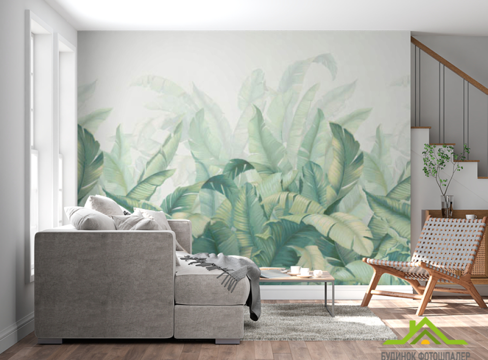 выбрать Фотообои Банановые листья Фотообои тропические листья на стену