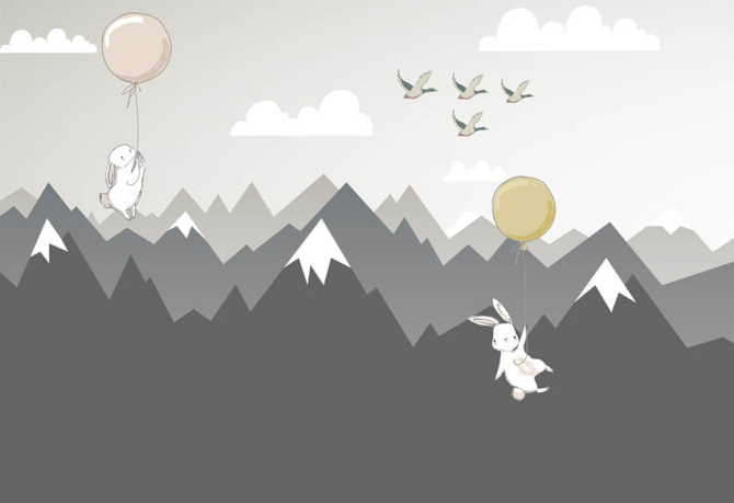 Фотошпалери Гори і тваринки