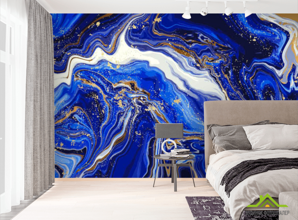 выбрать Фотошпалери синяя Абстракція Фотошпалери Абстракція на стіну