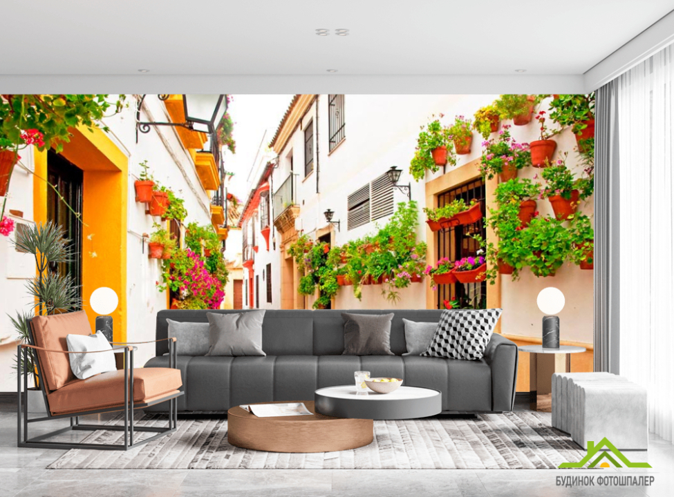 выбрать Фотошпалери Кафе на вулиці Фотошпалери Вулиці на стіну