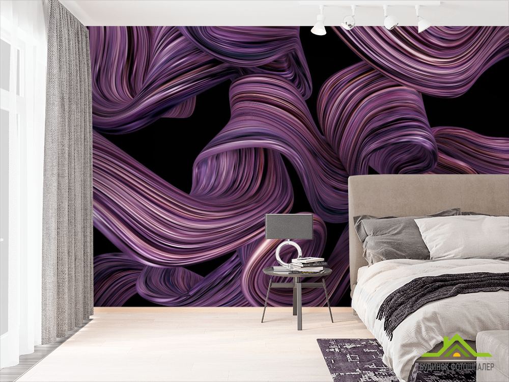 Фотошпалери Фіолетова абстракція