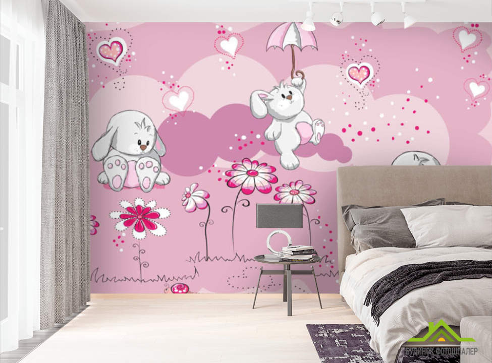 выбрать Фотошпалери іграшкові зайчики Фотошпалери різні на стіну