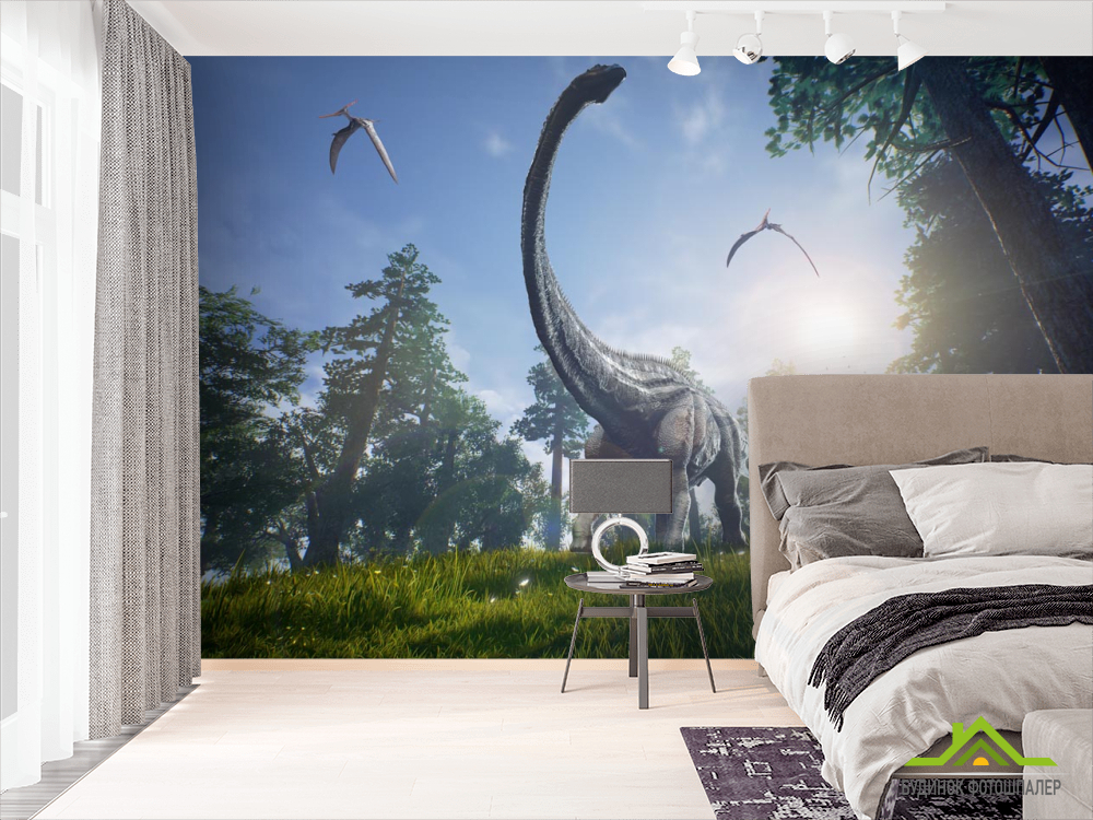 Фотошпалери динозавр