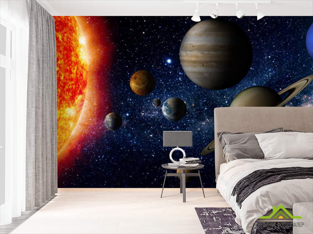 Фотообои Планеты в космосе