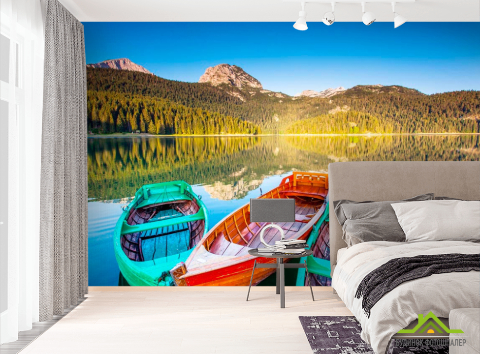 выбрать Фотошпалери Три човни Фотошпалери Природа на стіну