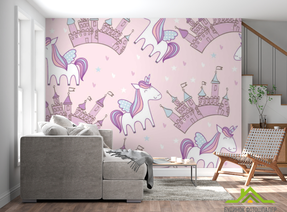 выбрать Фотообои детские единороги Фотообои разные на стену