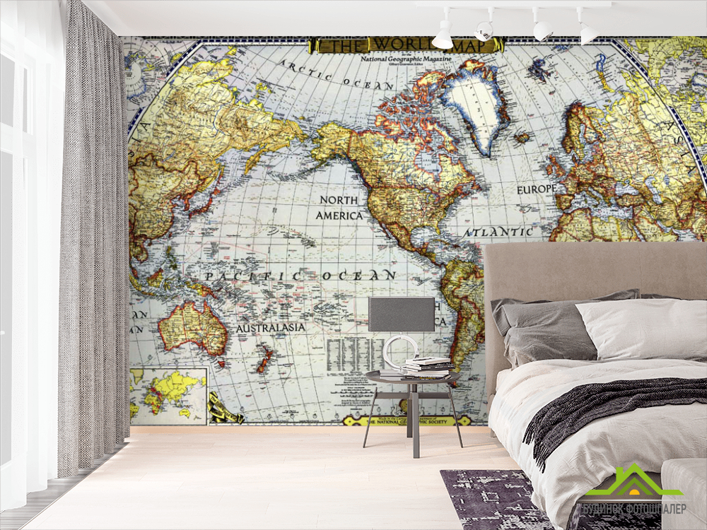 Фотообои Старинная карта