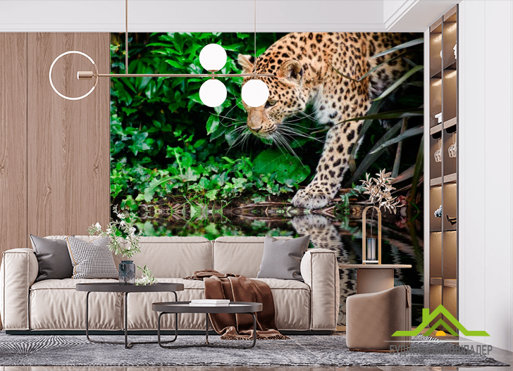 Фотообои Гепард у воды