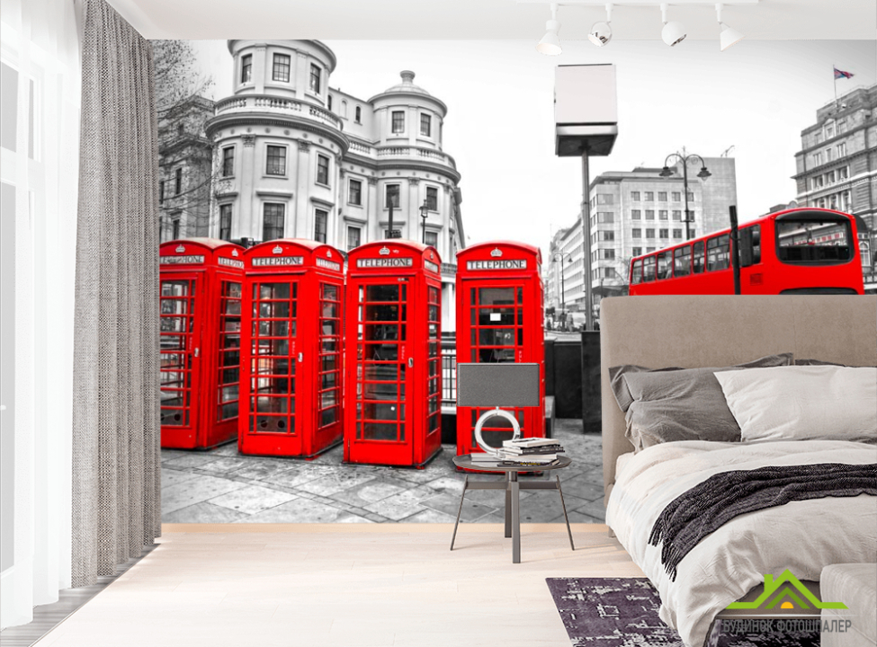 выбрать Фотообои Городской автобус, Лондон Фотообои Лондон на стену