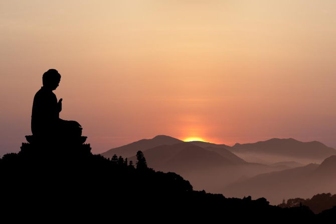 Фотошпалери Азія захід сонця