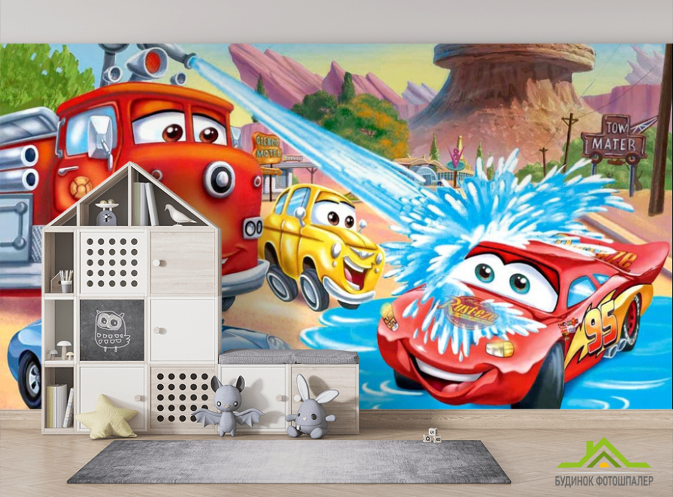 выбрать Фотошпалери Забавні тачки Фотошпалери Машинки на стіну