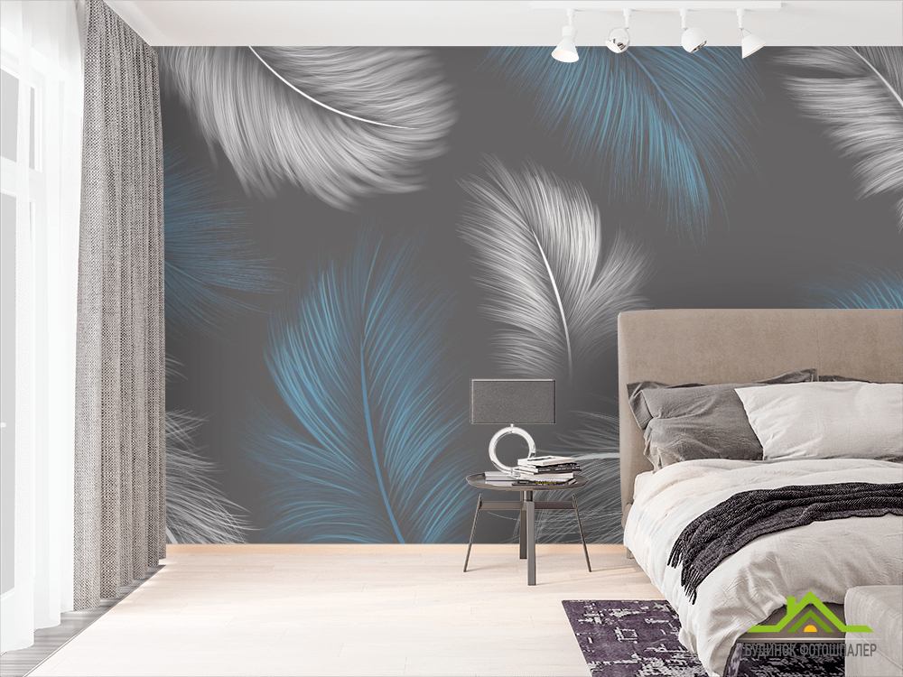 Фотошпалери векторні пір'я