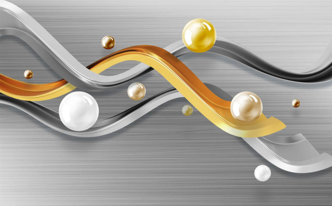 Фотошпалери кулі і хвилі