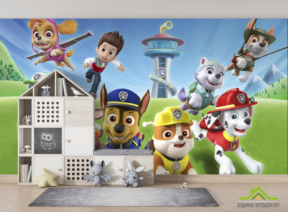 выбрать Фотообои Щенячий партуль Фотообои в детскую на стену
