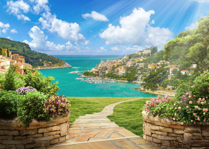 Фотошпалери Фреска від італійського узбережжя