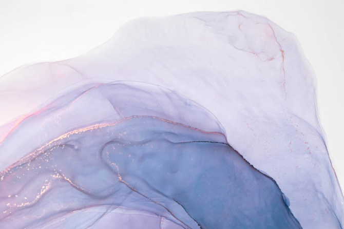 Фотошпалери Фіолетовий fluid art